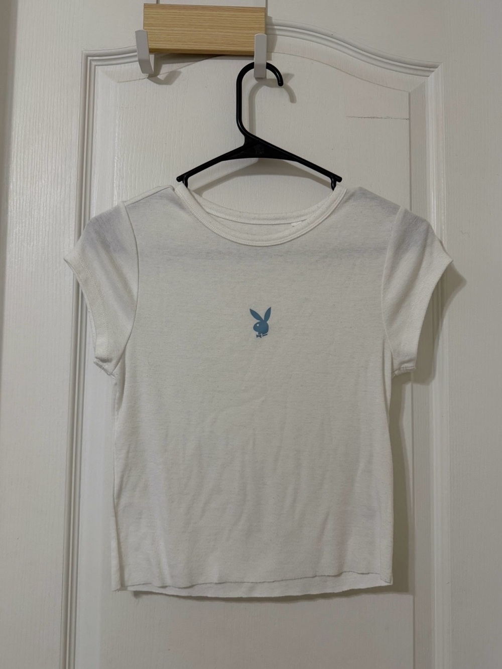 Playboy x PacSun White Baby Tee Small